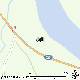 北海道寿都町（寿都郡）樽岸町（小川）周辺の地図