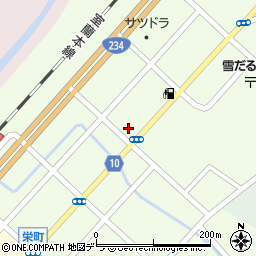北海道銀行早来支店周辺の地図