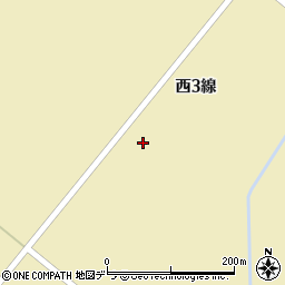 北海道帯広市広野町西３線周辺の地図