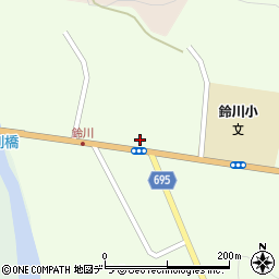 喜茂別町役場　鈴川集落センター周辺の地図
