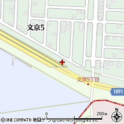 北海道千歳市文京5丁目18周辺の地図