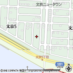 北海道千歳市文京5丁目4周辺の地図