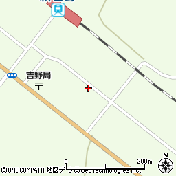 浦幌町役場　吉野公民館周辺の地図