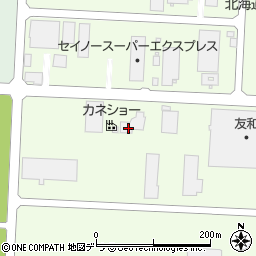 株式会社カネショー　千歳工場周辺の地図