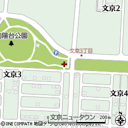 北海道千歳市文京周辺の地図