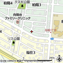 北海道千歳市柏陽3丁目5-8周辺の地図
