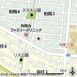 北海道千歳市柏陽3丁目8周辺の地図