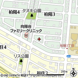 北海道千歳市柏陽3丁目8-3周辺の地図