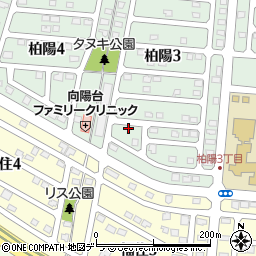 北海道千歳市柏陽3丁目8-5周辺の地図