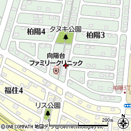 北海道千歳市柏陽3丁目17周辺の地図