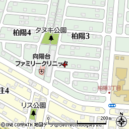 北海道千歳市柏陽3丁目9-9周辺の地図