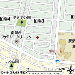北海道千歳市柏陽3丁目9周辺の地図