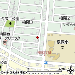 北海道千歳市柏陽3丁目9-1周辺の地図