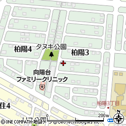 北海道千歳市柏陽3丁目10-10周辺の地図