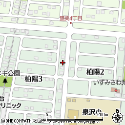 北海道千歳市柏陽3丁目2-5周辺の地図