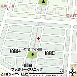 北海道千歳市柏陽3丁目15周辺の地図