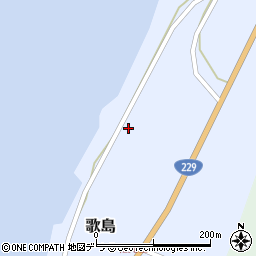 北海道島牧郡島牧村歌島176周辺の地図