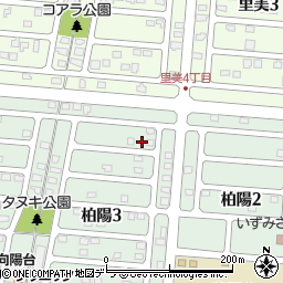 北海道千歳市柏陽3丁目14-3周辺の地図