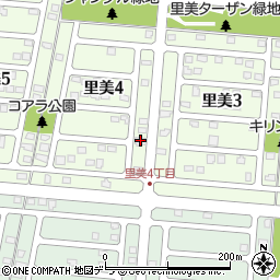 里美町内会館周辺の地図