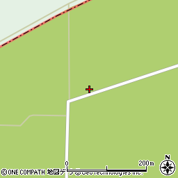 ノーザンファーム空港牧場寮周辺の地図