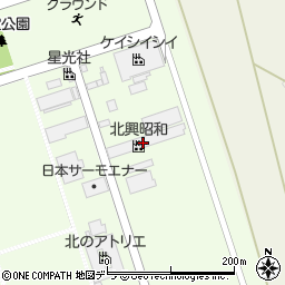 北興昭和株式会社周辺の地図