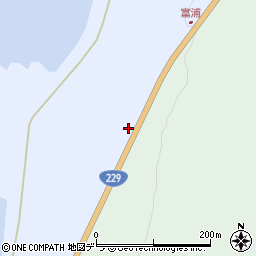北海道島牧郡島牧村歌島215周辺の地図