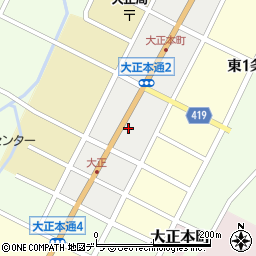 帯広信用金庫大正支店周辺の地図