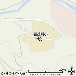 喜茂別小学校　屋内運動場周辺の地図