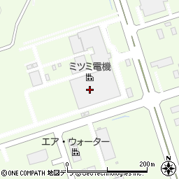 ミツミ電機株式会社　千歳事業所周辺の地図