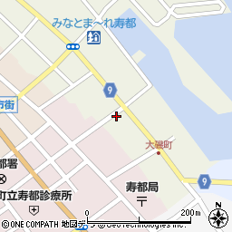 若狭屋老舗周辺の地図