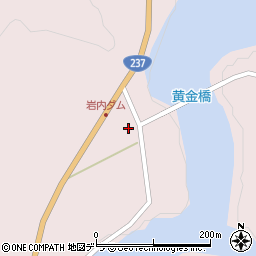 北海道沙流郡日高町三岩24周辺の地図