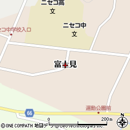 北海道ニセコ町（虻田郡）富士見周辺の地図