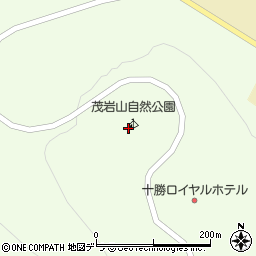 茂岩山自然公園周辺の地図