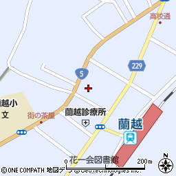 蘭越町観光物産協会周辺の地図