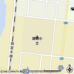浦幌町役場　スクールバス事務所周辺の地図