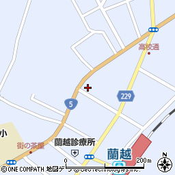 セイコーマート蘭越中央店周辺の地図