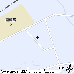株式会社志比川組　蘭越除雪ステーション周辺の地図
