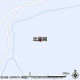 北海道虻田郡喜茂別町比羅岡周辺の地図