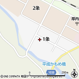北海道十勝郡浦幌町厚内１条通周辺の地図