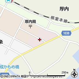 北海道浦幌町（十勝郡）厚内大通周辺の地図