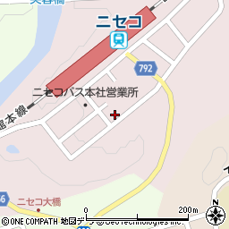 北海道虻田郡ニセコ町中央通45周辺の地図