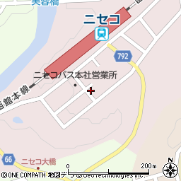 北海道虻田郡ニセコ町中央通40周辺の地図