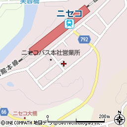 北海道虻田郡ニセコ町中央通周辺の地図