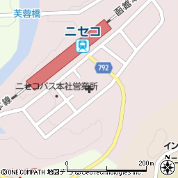 北海道虻田郡ニセコ町中央通33周辺の地図