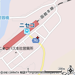 北海道虻田郡ニセコ町中央通86周辺の地図