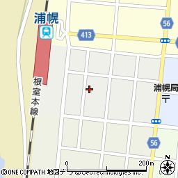 豊頃交通　浦幌連絡所周辺の地図