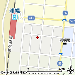北海道十勝郡浦幌町栄町周辺の地図