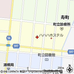北海道浦幌町（十勝郡）幸町周辺の地図