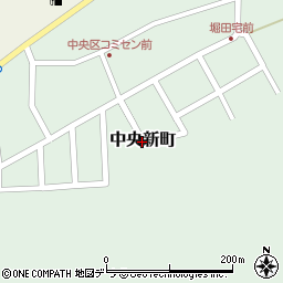北海道豊頃町（中川郡）中央新町周辺の地図