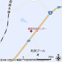 丸石石田商店　蘭越給油所周辺の地図